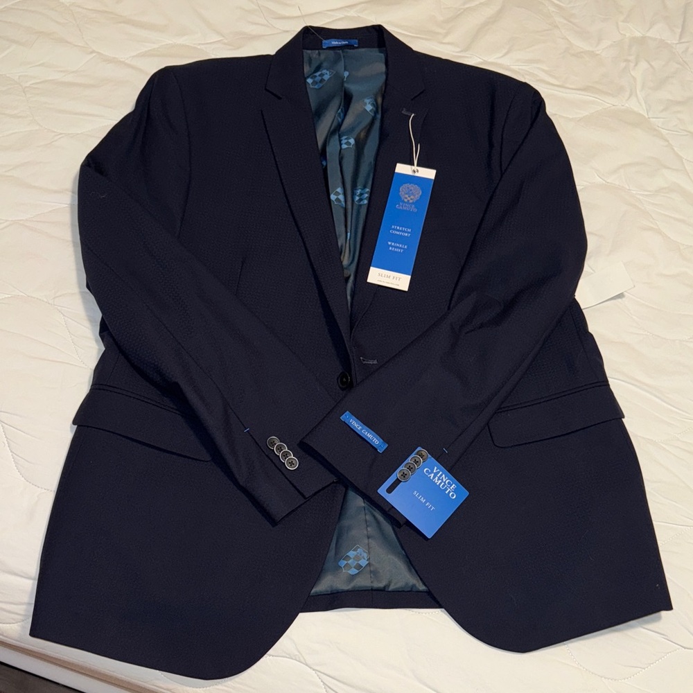 Vince Camuto Dark Blue Sport Coat